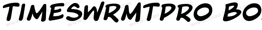 TimesWRMTPro Bold字体转换